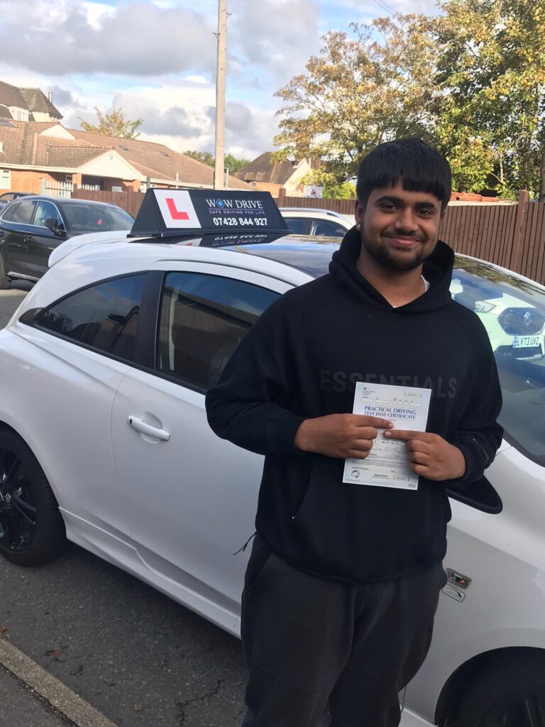 Driving test pass
