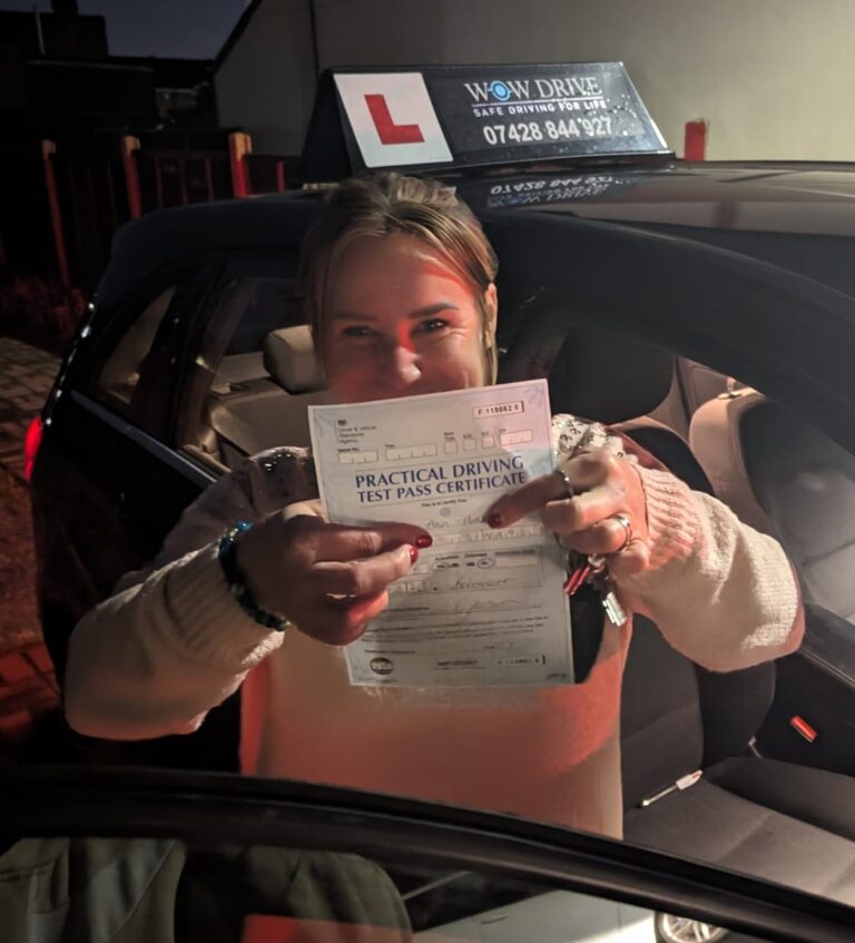 Driving test pass