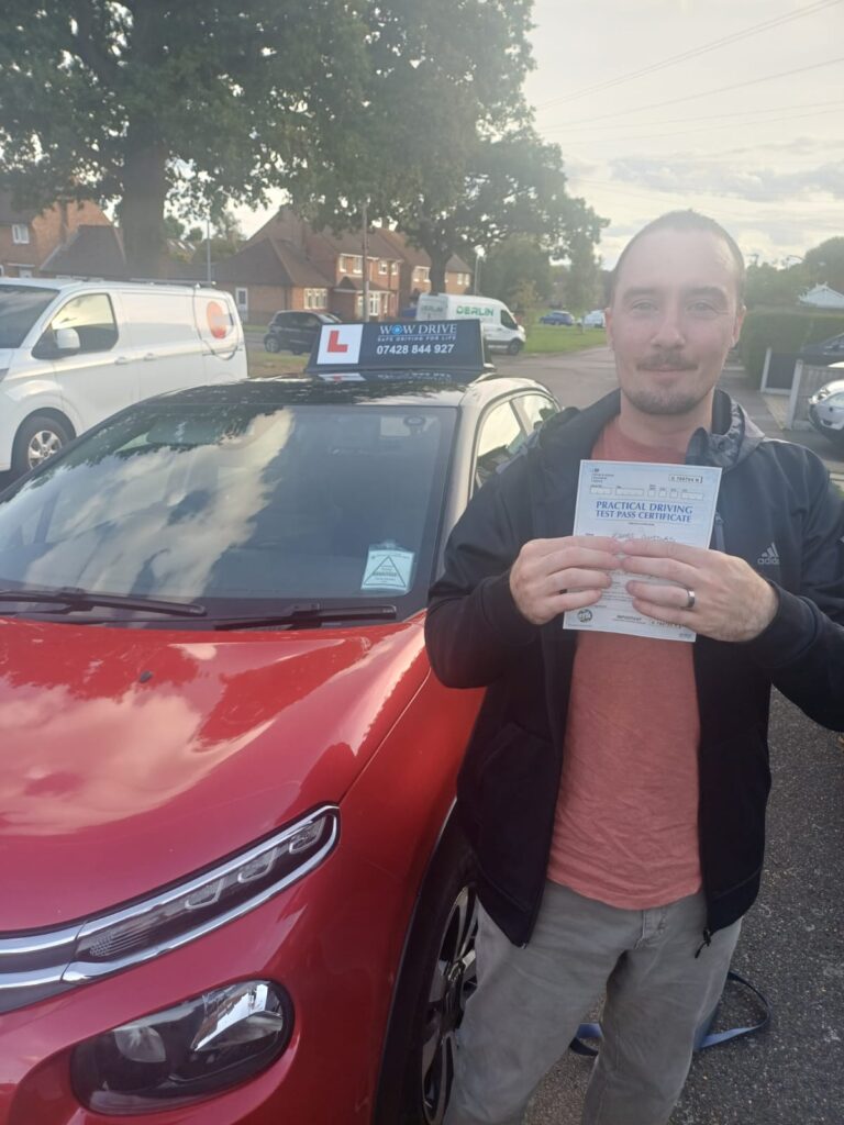 Driving test pass